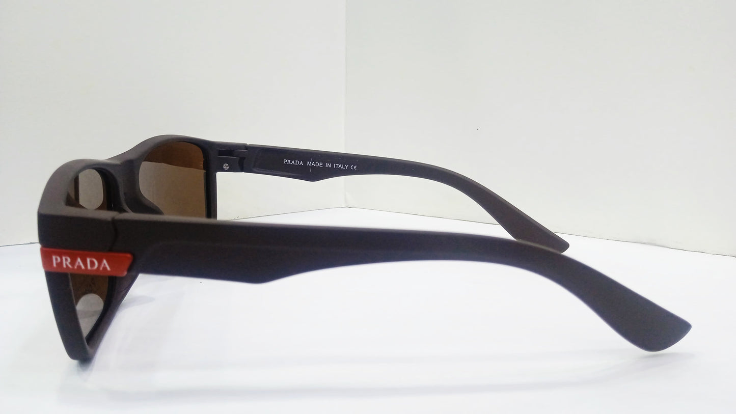 Prada Brown Polarized Sunglasses – Squarish Design for a Bold New Look